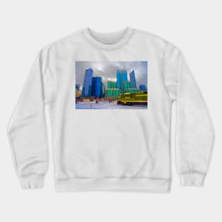 Train and Tall Towers Crewneck Sweatshirt